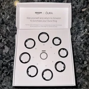 Ring Sizing Kit Amazon Oura Ring Oura Ring Gen3 Horizon Black Size
